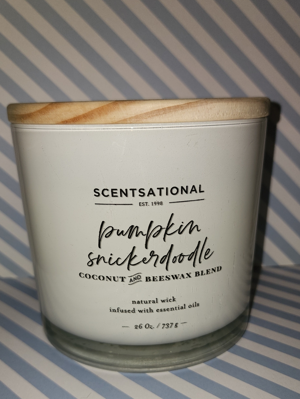 Brand New Scentsational Pumpkin Snickerdoodle  Candle